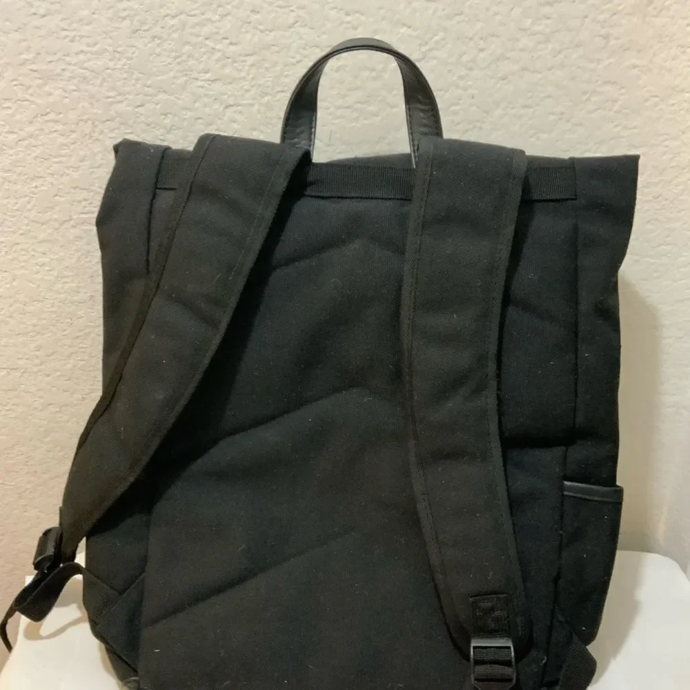Mercedes Benz Unisex Black canvas Laptop Backpack